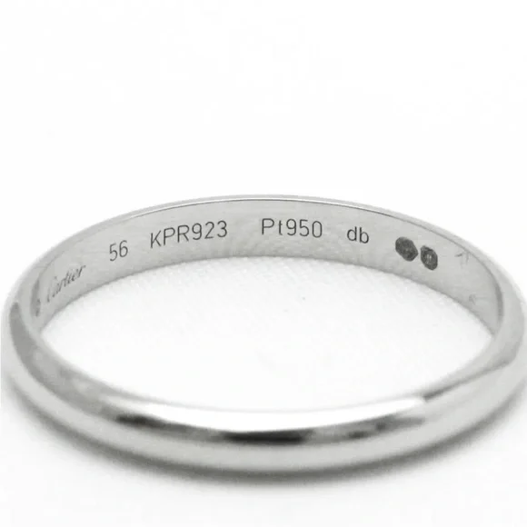 Cartier platinum band 2.5 mm - Picture 6 of 8